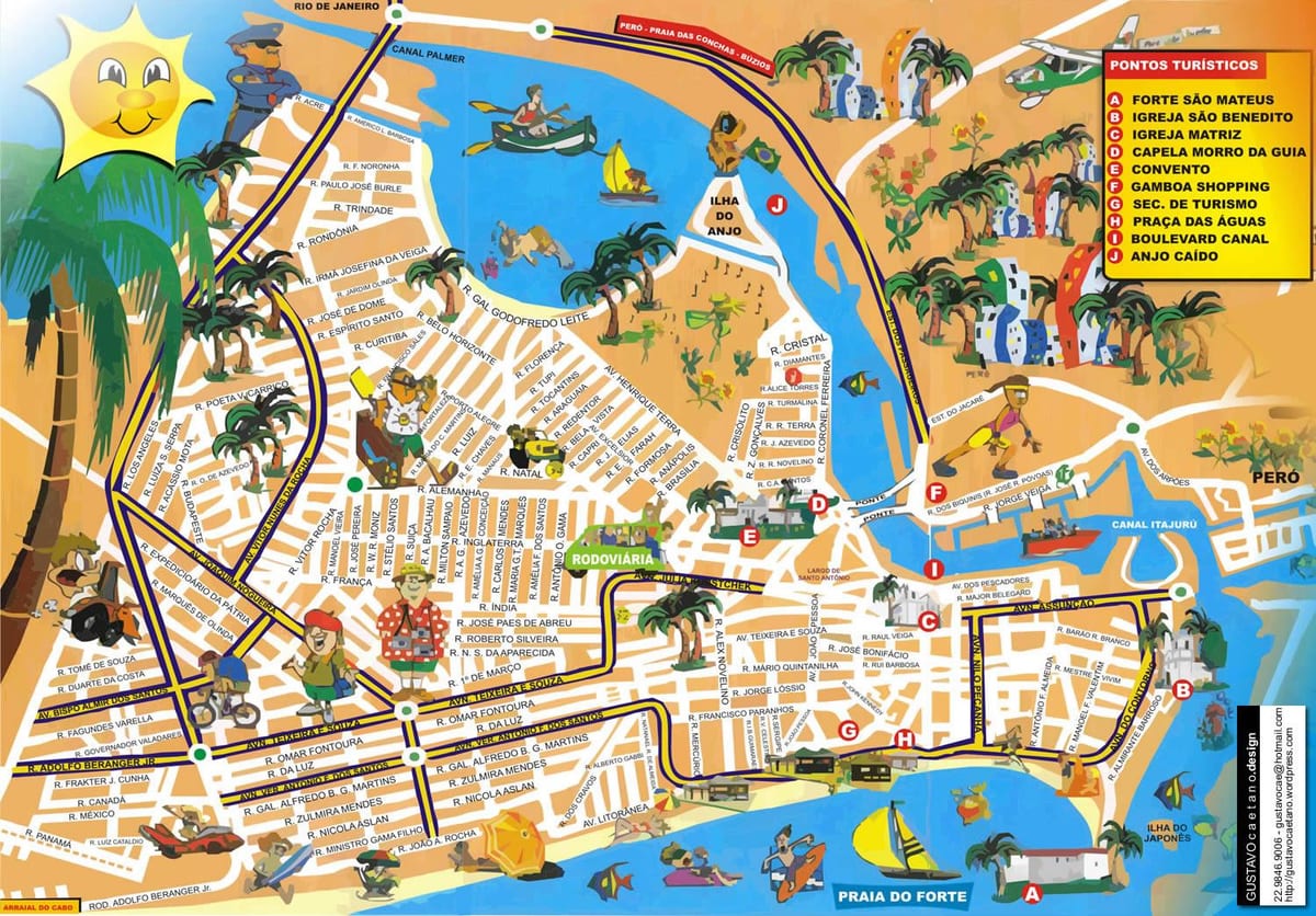 mappa di Rio de Janeiro, cruise port