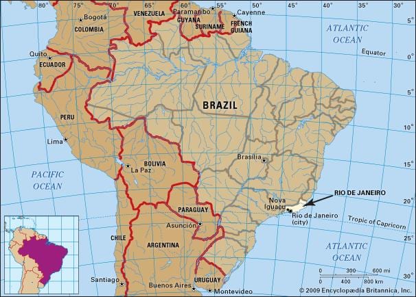 Rio posto la mappa