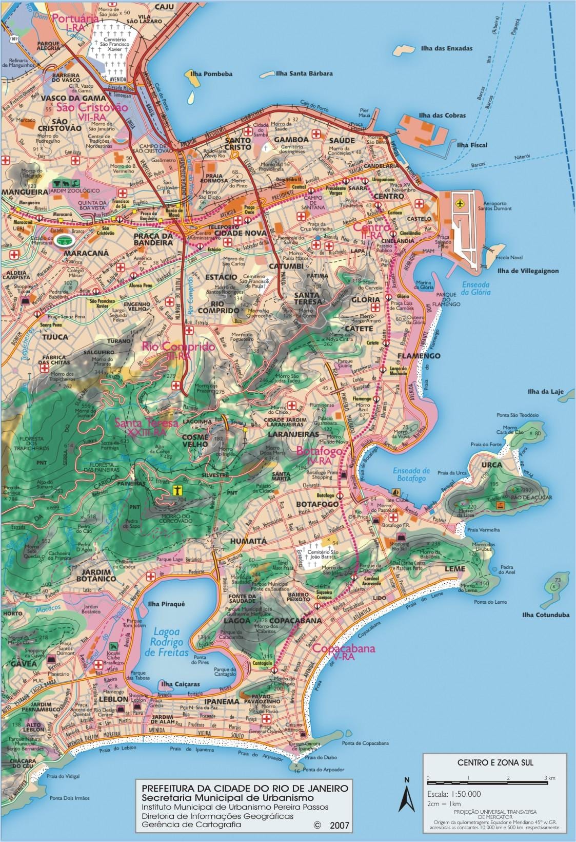 mappa di Rio de Janeiro