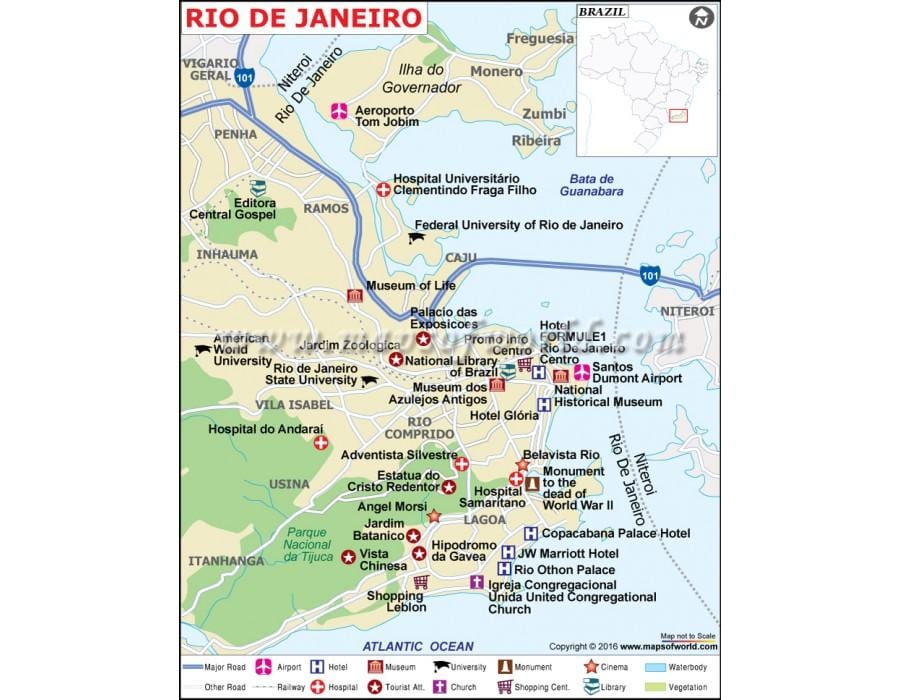 Rio de Janeiro store mappa