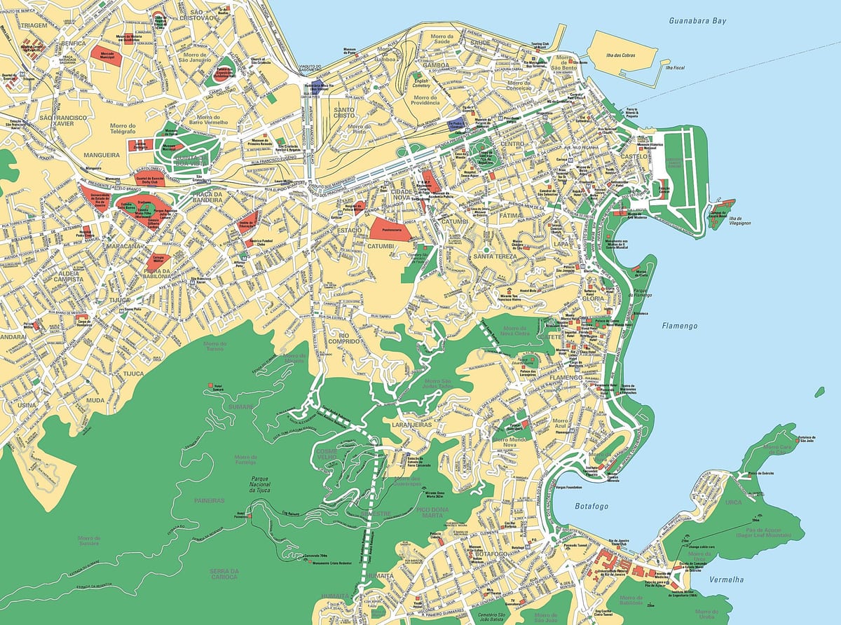 Rio de Janeiro mappa
