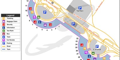 Rio de Janeiro aeroporto mappa