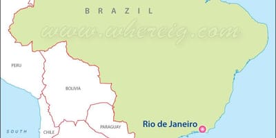 Mostra di Rio de Janeiro sulla mappa