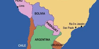 Rio grande mappa del sud america