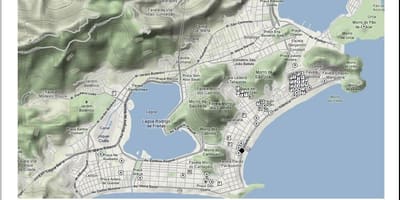 Mappa di Rio de Janeiro quartiere a luci rosse