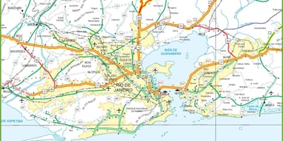 Rio autostrada mappa