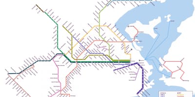 Rio 2016, trasporto, mappa