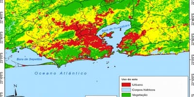 Mappa topografica di Rio