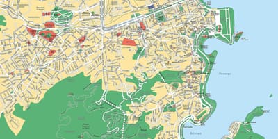 Rio de Janeiro nella mappa
