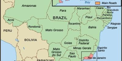 Rio comuni, ordinati per distanze mappa