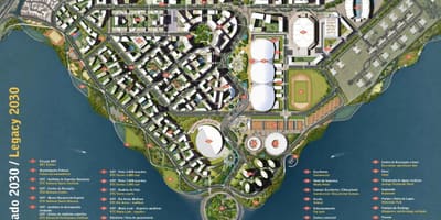 Mappa di Rio park