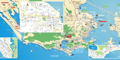 Rio de Janeiro mappa del parco
